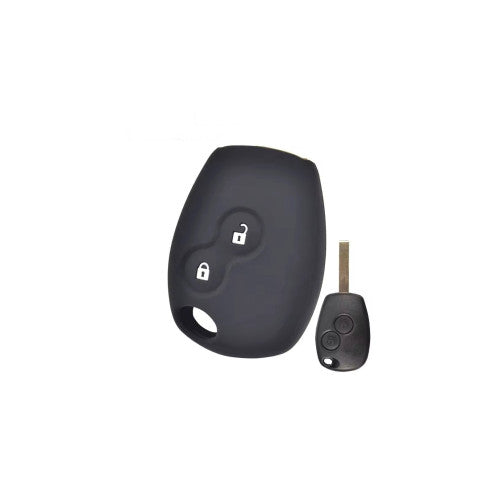 Husa silicon carcasa telecomanda 2 butoane compatibila Logan Cod: LG2B