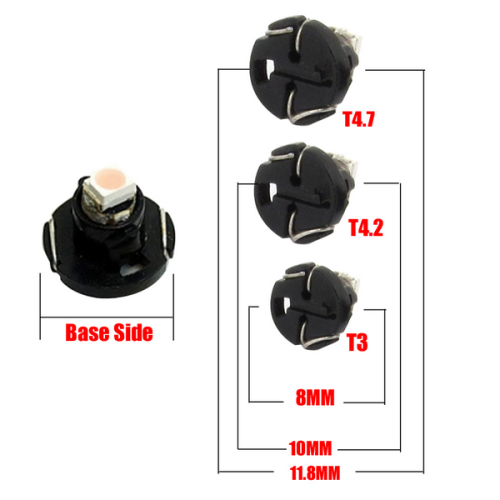 SET T3, 1 LED 3528SMD 12V, Culoare ALBASTRU. Produs LUX