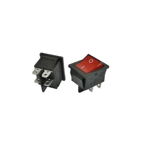 Buton electric rosu  12V Cod: SLI02