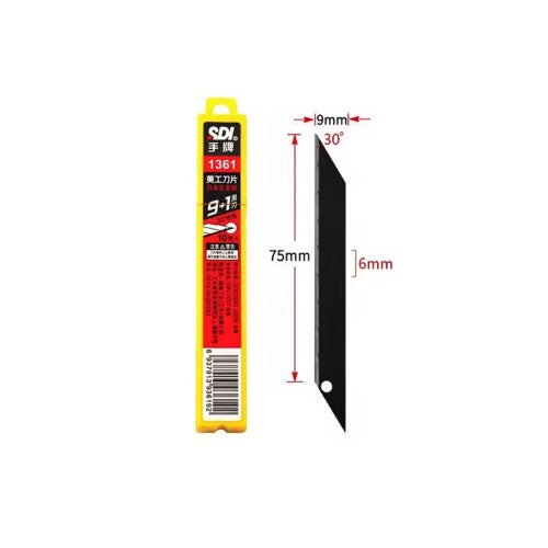 Lame cutter unghi 30 grade segmentate, calitate premium, set 10 bucati Cod: 1361