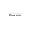 Abtibild Turbo auto alb decorativ pentru exterior si interior Cod: DZ-076