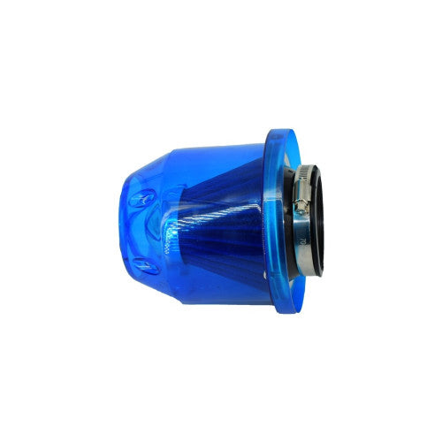 Filtru aer tuning universal cu carcasa albastra