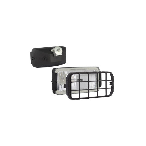 Proiectoare halogen faza lunga H3 180x86 mm cu grila set 2 bucati Cod: 06525/HP2.11047