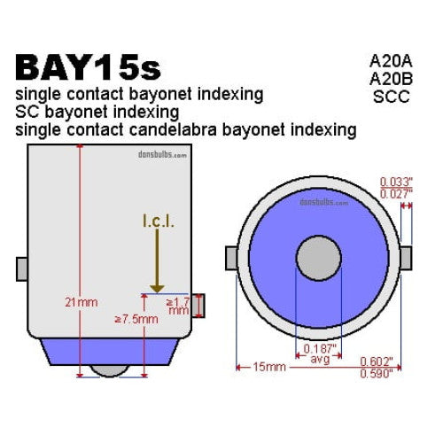 Set LED 78 SMD BAY15S - MODUL AMERICA