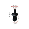 Clips plastic model C1421 compatibil BMW Cod: C1421