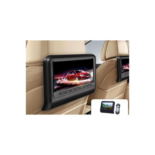 Set tetiere 1DVD+1monitor 9 inch negre Cod: 9503