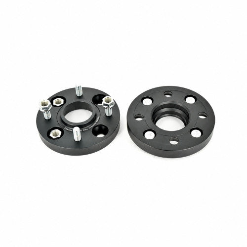 Distantier janta auto 30 mm 5x100 centrare 57.1 prindere dubla cu prezoane incluse negru