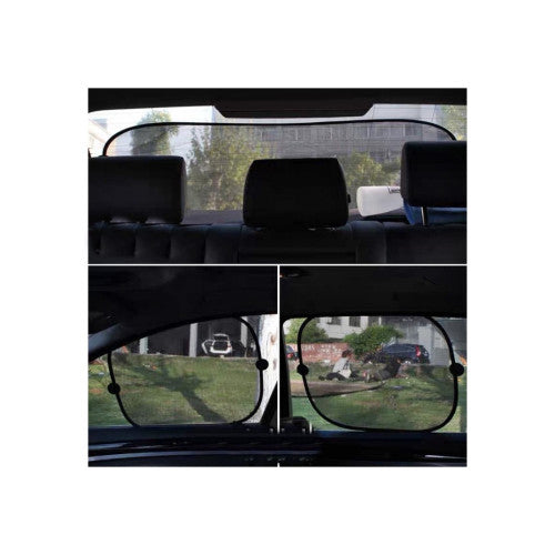 Perdele auto universale 5 bucati protectie soare si intimitate 44x36 cm 100x50 cm Cod: 3912