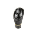 Ornament schimbator viteza auto universal carbon cu imitatie piele 5 viteze Cod: AC-264