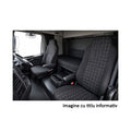 Huse auto universale pentru camion fabricate pana in 2016 cu doua scaune fata Premium Material Textil