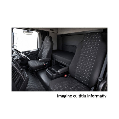 Huse auto universale pentru camion fabricate pana in 2016 cu doua scaune fata Premium Material Textil