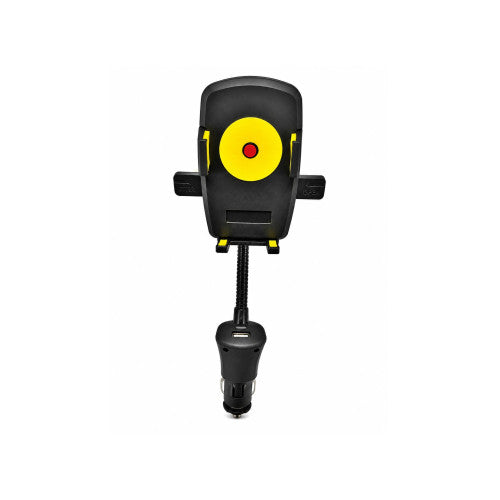 Suport telefon auto cu incarcator USB si mufa bricheta Cod: 02JHD068