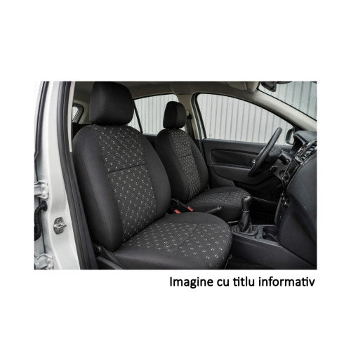 Huse scaune auto compatibile Dacia Logan II 2012-2020 spatar bancheta fractionat Premium Material Textil