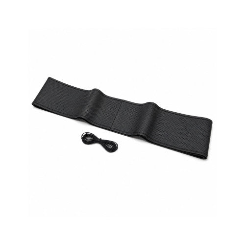 Husa volan auto imitatie piele neagra cu ac si ata marime 2XL 11.5 latime Cod: K95LUX