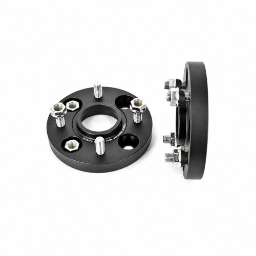 Distantier janta auto 30 mm 5x100 centrare 57.1 prindere dubla cu prezoane incluse negru