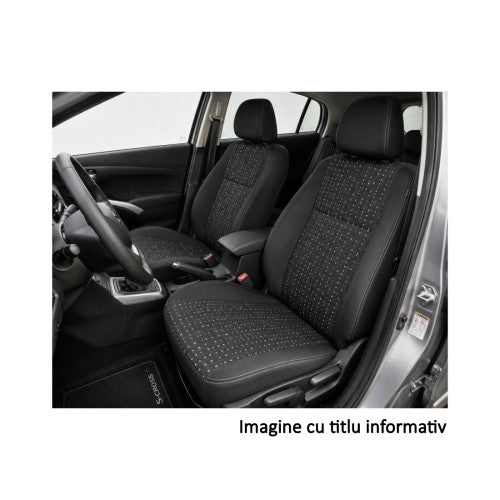 Huse scaune auto compatibile Suzuki SX4 S-Cross 2013-> fractionate Premium Material Textil