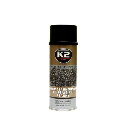 Spray vopsea structurata auto K2 PRO 400ml pentru plastic si metal Cod: L345