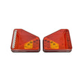 Lampi stop camion LED SMD stanga dreapta 12V/24V 190x200x40 mm Cod: TRS002