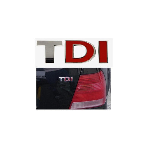 Emblema TDI cu doua litere rosii  Cod:T01