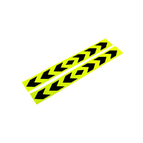 Abtibild reflectorizant auto negru galben 5x40cm set 2 bucati Cod: AN02FG