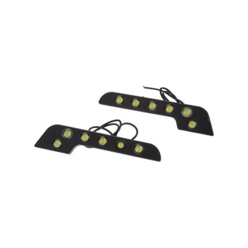 Lumini de zi DRL COB DL03 6W lumina alba set 2 bucati Cod: 036T