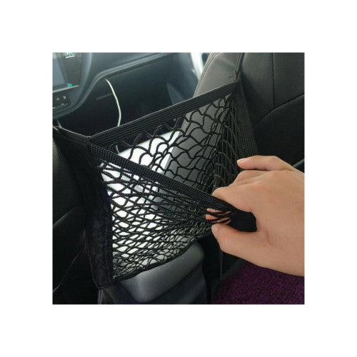 Plasa bagaje verticala intre scaune fata auto organizator universala 25x26cm Cod: ZY-01