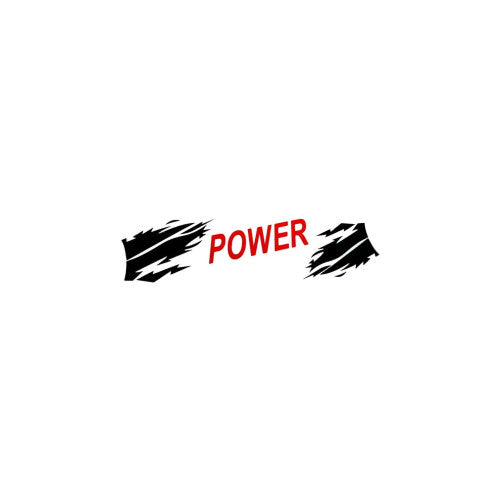 Abtibild Power culoare rosu Cod: AN13