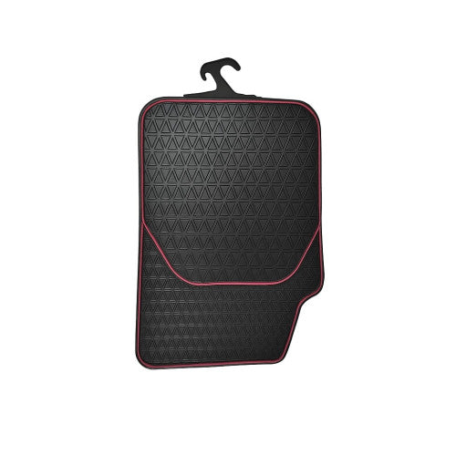 Covoare cauciuc interior universale cu dunga rosie set 4 bucati Cod: R01