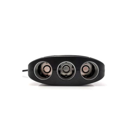 Prelungitor priza auto 3 cai cu intrerupator individual si 2 porturi USB Cod: K358