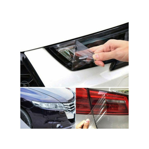 Folie protectie faruri si stopuri transparenta premium 60cm x 60cm Cod: KLS78