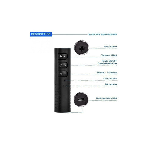 Kit receptor Bluetooth auto handsfree si audio cu mufa jack  Cod: BT450