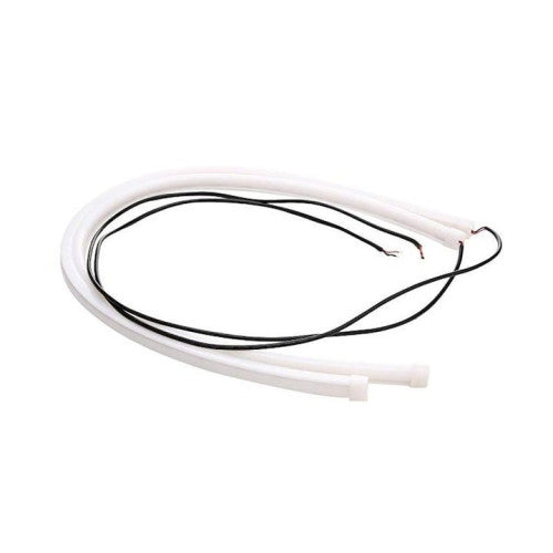 Banda LED DRL flexibila 85cm 12V lumina alba set 2 bucati  Cod: BO85W12V