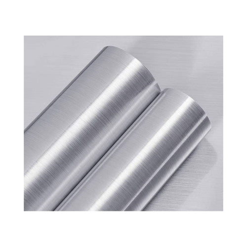 Folie auto aluminiu polisat gri antracit pentru colantare caroserie cu tehnologie anti-bule 1m x 1.52m Cod: TXQ05