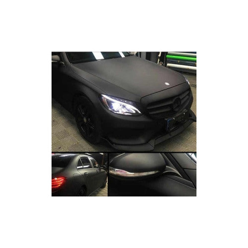 Folie auto Premium negru mat pentru colantare cu tehnologie anti-bule 1m x 1.52m Cod: GA-012 / SF30-MB