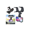 Suport telefon auto cu prindere pe oglinda retrovizoare reglabil universal Cod: STQ8