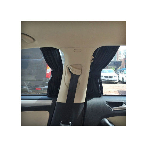 Set 2 perdele laterale auto  din panza  pe sina calitate PREMIUM  Lungime  50 cm Cod: FS-12