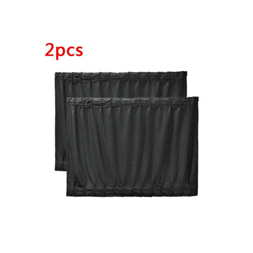 Set 2 perdele laterale auto  din panza  pe sina calitate PREMIUM  Lungime  50 cm Cod: FS-12