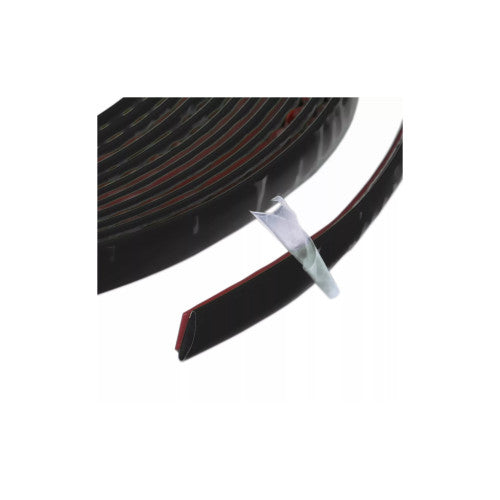 Rola ornament  neagra  cu adeziv 4mmx15m