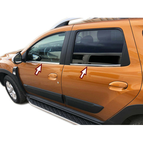 Ornament cromat pentru perie geam Dacia Duster II 2018-> CROM 4080