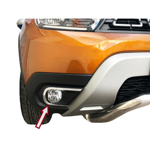Ornament cromat pentru proiectoare Dacia Duster II 2018->  CROM 5500